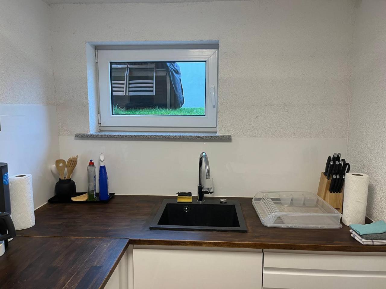 Modernes Studio Mit Separater Kueche ロイトリンゲン エクステリア 写真